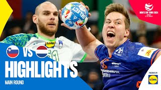 Will they make the semifinals 😨  Slovenia vs Netherlands  Highlights  Mens EHF EURO 2024 [upl. by Einaj906]