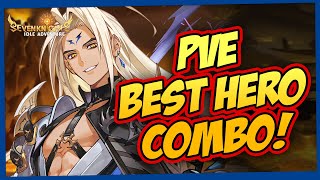 BEST HEROES IN PVE DATASHEET GUIDE  SEVEN KNIGHTS IDLE ADVENTURE [upl. by Nolan216]