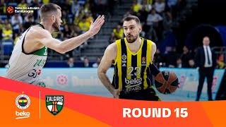 Fenerbahce Beko IstanbulZalgiris Kaunas  Round 15 Highlights  202324 Turkish Airlines EuroLeague [upl. by Sissel608]