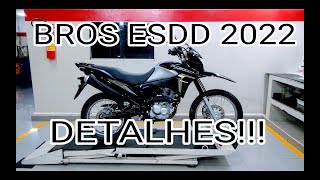 BROS 160 ESDD 2022 PRETA TODAS AS NOVIDADES [upl. by Yv]