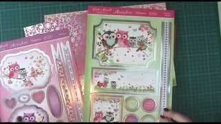 Hunkydory Owl Easel Card [upl. by Yatnuahs49]