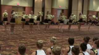 Lindenwood University Lion Line Fight Song Performance 2013 UDA Summer Camp [upl. by Atiuqel]