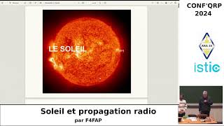 Conf QRP 2024  Soleil et propagation radio [upl. by Yezdnil]