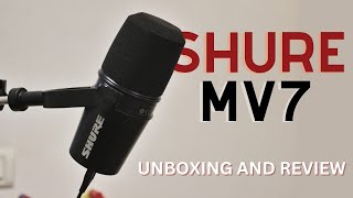 Shure MV7 Microphone Review  Is It Worth It [upl. by Isabel]