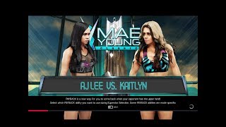 Merrick Gaming  WWE2K19  Kaitlyn Vs AJ Lee [upl. by Sisile]