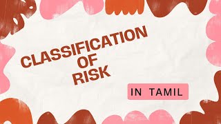 Risk and types of risk in Tamil systematic risk and unsystematic risk [upl. by Caldwell206]