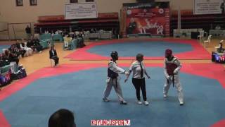 68kg Semifinal  Hakan Kavurat vs Yunus Emre Sayan 2017 Turkish TKD Championships 21 [upl. by Winebaum]