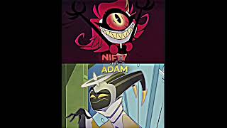 NiftyHH vs AdamHH youtubeshorts edit alightmotion hazbinhotel adam vs nifty capcut fypシ [upl. by Lienad]