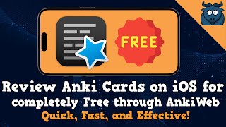 Review Anki Cards on iOS for Free through AnkiWeb [upl. by Chaunce]