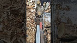 Hydraulic Wood Wizardry firewood woodworking fiskars stihl work [upl. by Hartley]