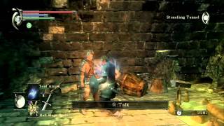 Demons Souls Walkthrough StoneFang Tunnel 22 Scirvir the Wanderer [upl. by Nedda]