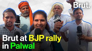 Inside a BJP rally in Palwal [upl. by Ddet696]