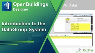 Introduction to the DataGroup System in OpenBuildings Designer [upl. by Zachary339]