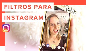 Cómo crear filtros para instagram PRINCIPIANTES [upl. by Afatsom956]