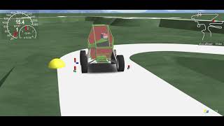 Maneuverability Test  BAJA SAEINDIA 2021  IPG Carmaker  VJTI RACING [upl. by Anihsit]