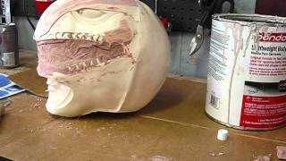 How to sculpt wit bondo PT 1 Blue ranger [upl. by Amend]