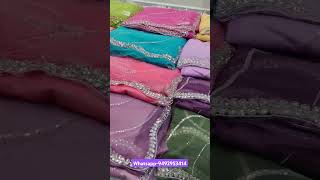 Designer netted saree price1549 freeship for orders whatsapp9492953414youtube designertrending [upl. by Amy252]