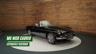 MG MGB Cabriolet  Extensively restored  Overdrive  1969 VIDEO wwwERclassicscom [upl. by Brandea]