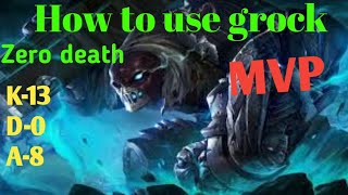 Basic grock gameplay Proper rotation [upl. by Tiffie908]