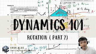 CE Board Exam Review Dynamics  Rotational Motion Part 2 [upl. by Hiro]