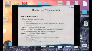 QB Power Hour  Recording Prepayments in QuickBooks Pro Premier and Online [upl. by Karlotta569]