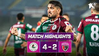 Match Highlights  Mohun Bagan Super Giant 42 NorthEast United FC  MW 15  ISL 202324 [upl. by Cristionna]