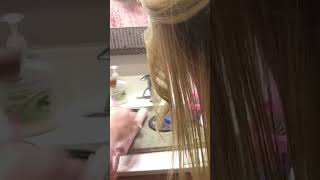 How to CURL your HEAT SAFE SYNTHETIC WIG 😲 SO EASY 😲 with the Lange Le Duo Airflow Styler [upl. by Ybsorc]