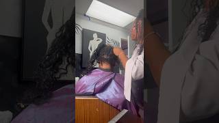 Sewin Out Tapeins In  Watch me work  DFW Hair Salon dfwhairstylist [upl. by Lamdin]