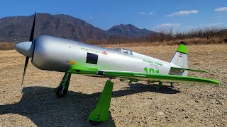 Seagull YAK11 Reno Racer  Maiden Flight amp Crash [upl. by Nyliret]