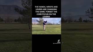 The levers and trail hand throw is the golf swing golfinstruction golfswing speed [upl. by Puiia]