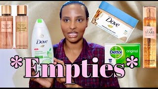 3 Months Worth of Empty Beauty amp Hygiene Products REVEALED [upl. by Irpak]