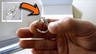 My experience buying an engagement ring Online  James Allen Verragio engagement ring Unboxing [upl. by Nesnej907]