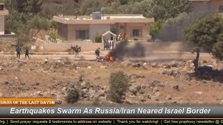 Earthquakes Swarm As RussiaIran Neared Israel Border [upl. by Narih]