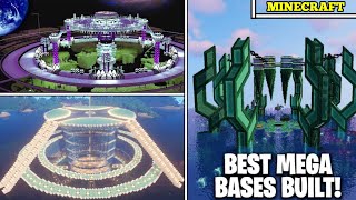 Minecraft Top 5 Most INSANE Mega Bases [upl. by Attaynek]