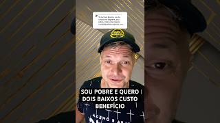 Sou Pobre me Indica dois Baixos Custo Benefício basstuberesponde [upl. by Tereb]