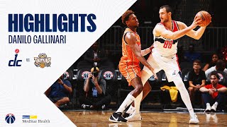 Highlights Danilo Gallinari scores 15 points in Washington Wizards preseason debut [upl. by Sylvan]