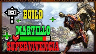 Monster Hunter World  Martillo Regeneradora de Vida  Builds [upl. by Dnomaj]