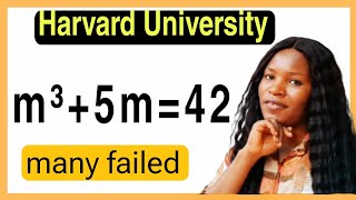 A Harvard University Entrance Exam questionsolve for m can you pass [upl. by Malonis207]