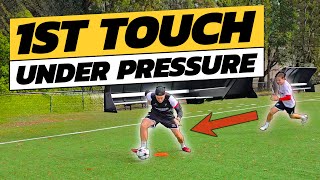 Passing amp 1st Touch Drill ADVANCED for Soccer ⚽️ [upl. by Delisle]