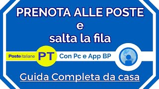 COME PRENOTARE ALLE POSTE  Ticket per saltare la fila [upl. by Croteau]