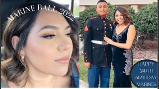 Marine Corps Ball 2022  GRWM amp Vlog [upl. by Norvun]