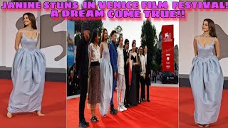 JANINE GUTIERREZS DREAM COME TRUE STUNNING SA VENICE FILM FESTIVAL [upl. by Center]