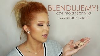 TUTORIAL Jak blendować  rozcierać cienie  Moja Metoda  kitulec [upl. by Sheelagh]