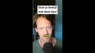 Start je bedrijf met deze tips [upl. by Ubald]