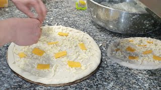 4 Cheese Pizza Pecipe ✅ 4 Çeşit Peynirli Pizza tarifi  quattro formaggi [upl. by Idnar819]