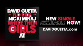 David Guetta feat Flo Rida amp Nicki Minaj  Where Them Girls At  Lyrics video [upl. by Buttaro]