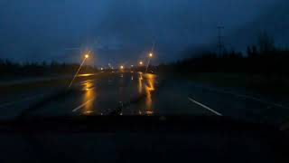 Early Morning Drive  Anchorage to Wasilla [upl. by Areid]