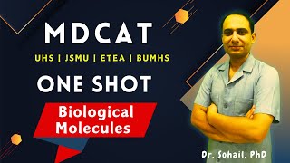 MDCAT  One Shot on Biological Molecules by Dr Sohail [upl. by Sparhawk907]