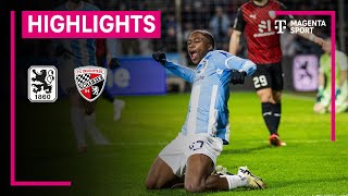 TSV 1860 München  FC Ingolstadt 04  Highlights 3 Liga  MAGENTA SPORT [upl. by Lenora]