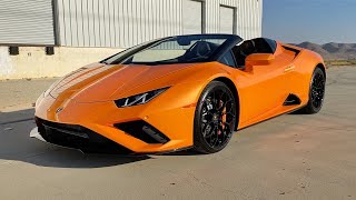 Lamborghini Huracan EVO RWD Spyder Walkaround  Exhaust No TalkingASMR [upl. by Imoyik]